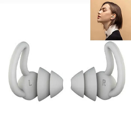 1 Pair Shark Fin Nnti-falling and Noise-reducing Earplugs Anti-Noise Earplugs For Sleeping Dormitory Noise Reduction