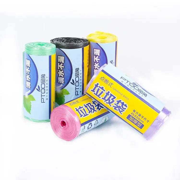 1 Rolls Household Colour Thickening Big Garbage Bags (30 PCS Per Roll) Random Color Delivery Size:45*50cm 1 Rolls