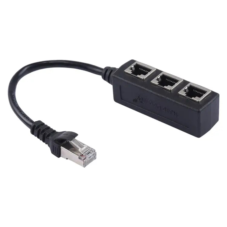 1 to 3 Socket LAN Ethernet Network RJ45 Plug Splitter Extender 3 Ports RJ45 - 3 Ports RJ45