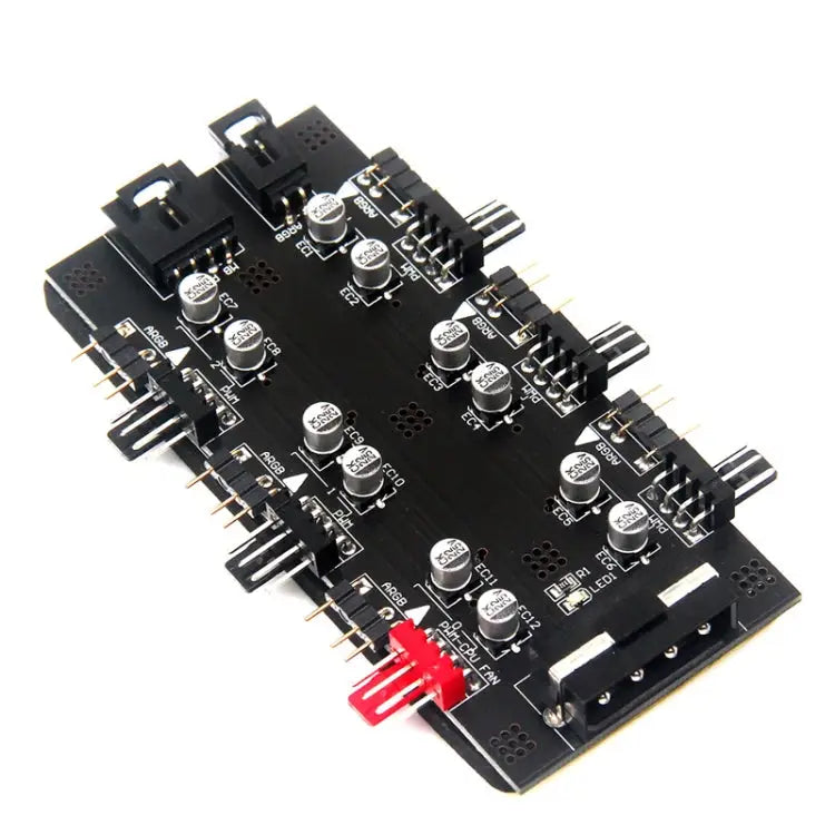 1 to 6 PWM / ARGB HUB Extender IDE Interface 1 to 6 - 1 to 6
