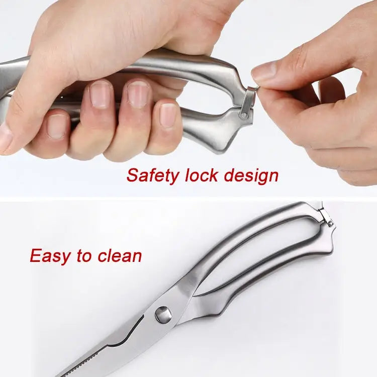 10 inch Kitchen Poultry Fish Chicken Bone Stainless Steel Cutter Cook Gadget Shear Blister Package Blister Package