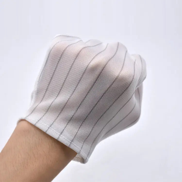 10 Pairs Anti-static Striped Dispensing Gloves Size：Free Size - Dispensing Gloves