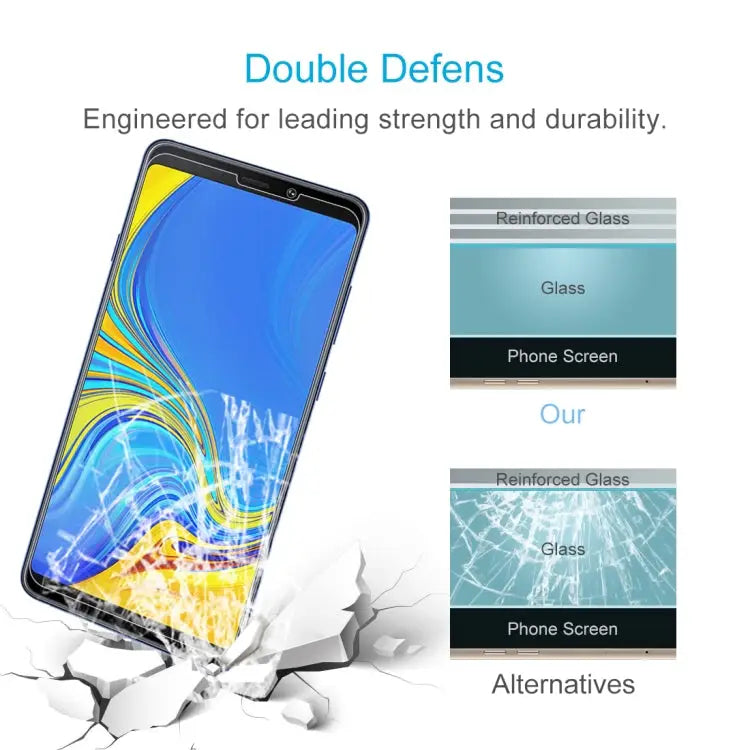 10 PCS 0.26mm 9H 2.5D Explosion-proof Tempered Glass Film for Galaxy A9 (2018) / A9s For Galaxy A9 (2018) / A9s (10