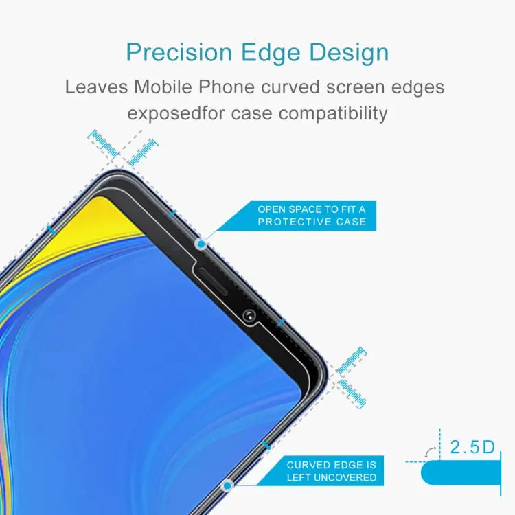 10 PCS 0.26mm 9H 2.5D Explosion-proof Tempered Glass Film for Galaxy A9 (2018) / A9s For Galaxy A9 (2018) / A9s (10