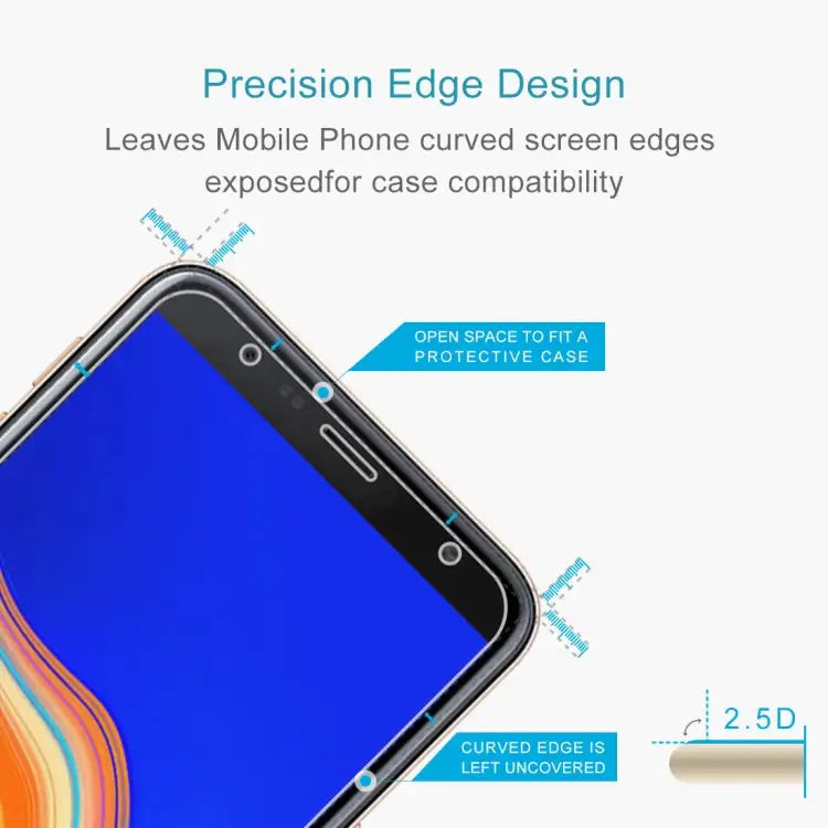 10 PCS 0.26mm 9H 2.5D Tempered Glass Film for Galaxy J4+ For Galaxy J4+ - For Galaxy J4+