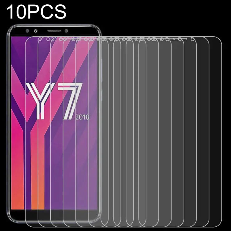 10 PCS 0.26mm 9H 2.5D Tempered Glass Film for Huawei Y7 2018 For Y7 2018 - For Y7 2018