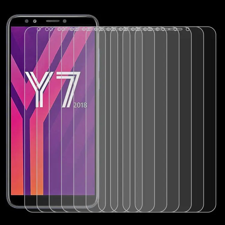 10 PCS 0.26mm 9H 2.5D Tempered Glass Film for Huawei Y7 2018 For Y7 2018 - For Y7 2018