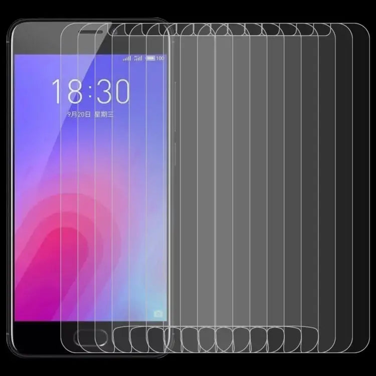 10 PCS 0.26mm 9H 2.5D Tempered Glass Film for Meizu M6 For M6(10 PCS) - For M6(10 PCS)