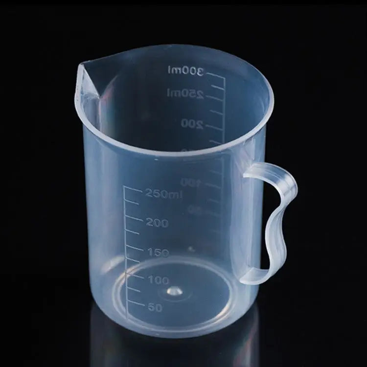 10 PCS 250ml Food Grade PP Plastic Flask Digital Measuring Cup Cylinder Scale Measure Glass Lab Laboratory Tools 250ml