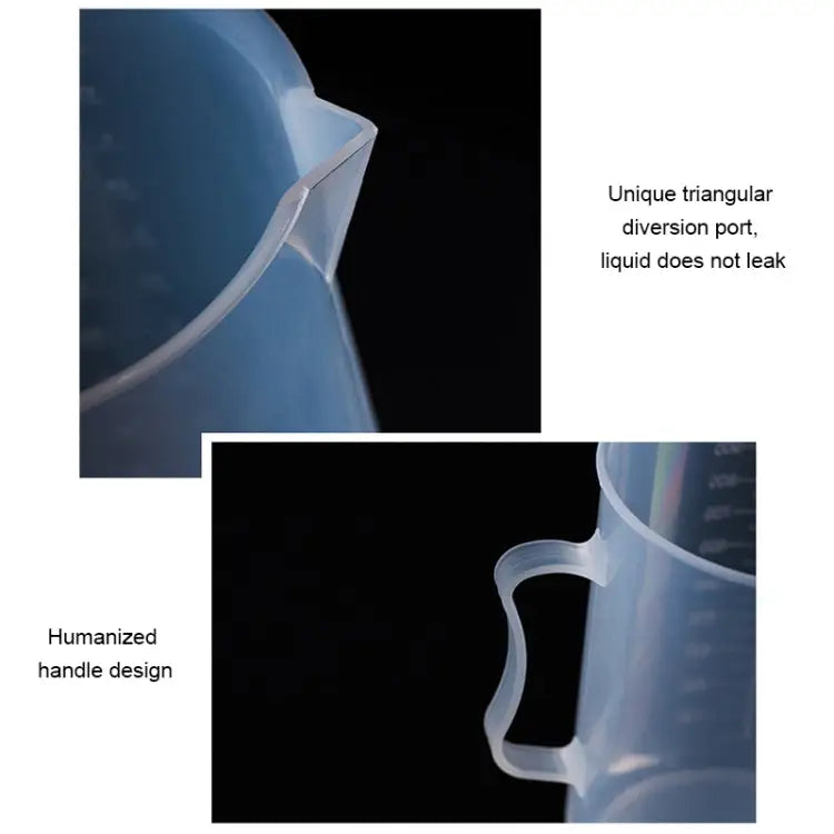 10 PCS 250ml Food Grade PP Plastic Flask Digital Measuring Cup Cylinder Scale Measure Glass Lab Laboratory Tools 250ml