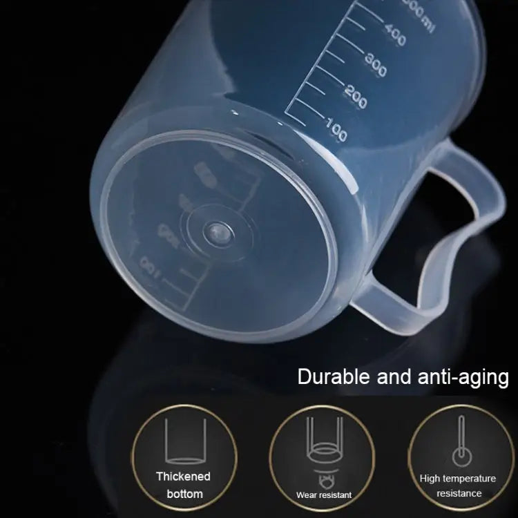 10 PCS 250ml Food Grade PP Plastic Flask Digital Measuring Cup Cylinder Scale Measure Glass Lab Laboratory Tools 250ml