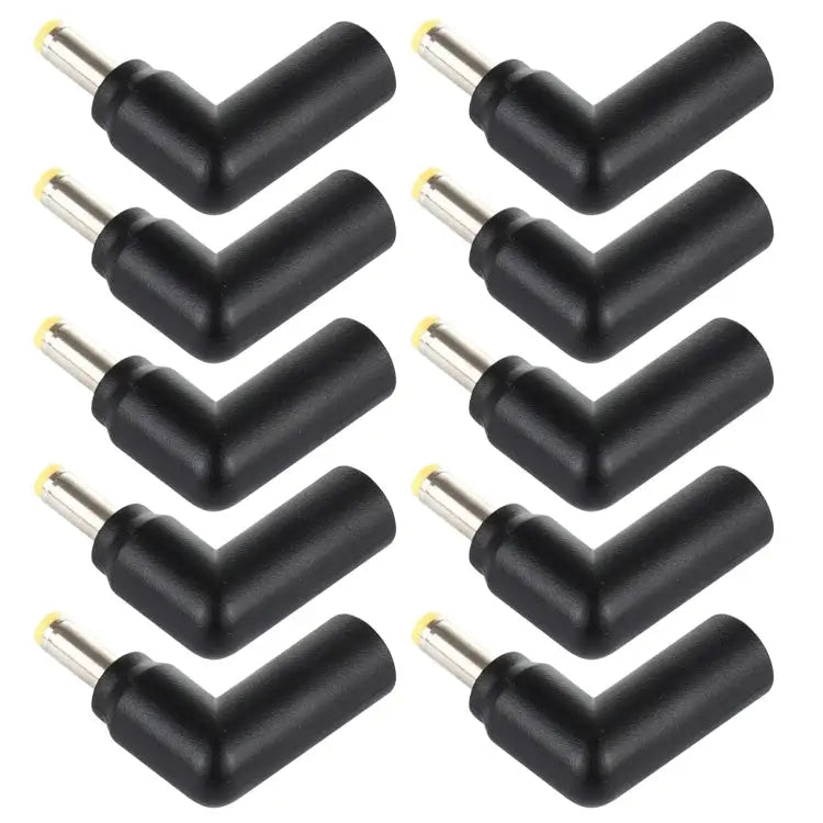 10 PCS 4.5 x 3.0mm Female to 4.0 x 1.7mm Male Plug Elbow Adapter Connector 4.5x3.0mm to 4.0x1.7mm - 4.5x3.0mm