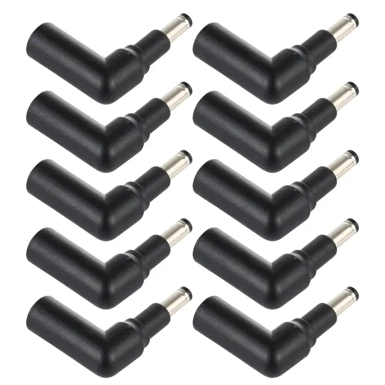 10 PCS 4.5 x 3.0mm Female to 4.8 x 1.7mm Male Plug Elbow Adapter Connector 4.5x3.0mm to 4.8x1.7mm - 4.5x3.0mm