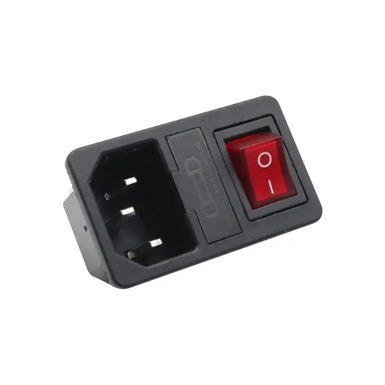 10 PCS AC-01 Three Pins Power Socket with Safety Switch Socket 10 PCS AC-01 - 10 PCS AC-01