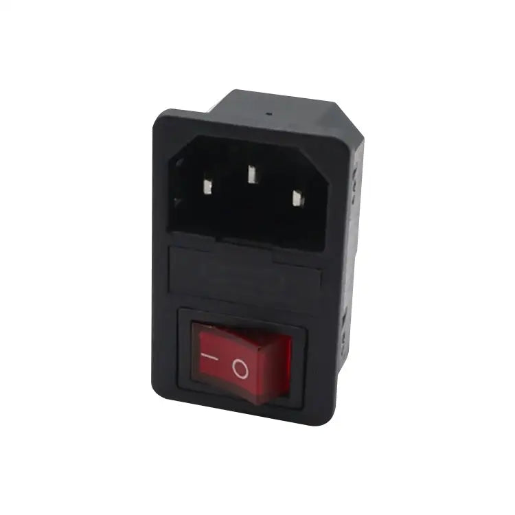 10 PCS AC-01 Three Pins Power Socket with Safety Switch Socket 10 PCS AC-01 - 10 PCS AC-01