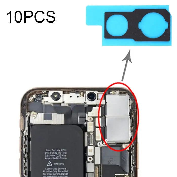 10 PCS Back Camera Dustproof Sponge Foam Pads for iPhone 11 - For iPhone 11