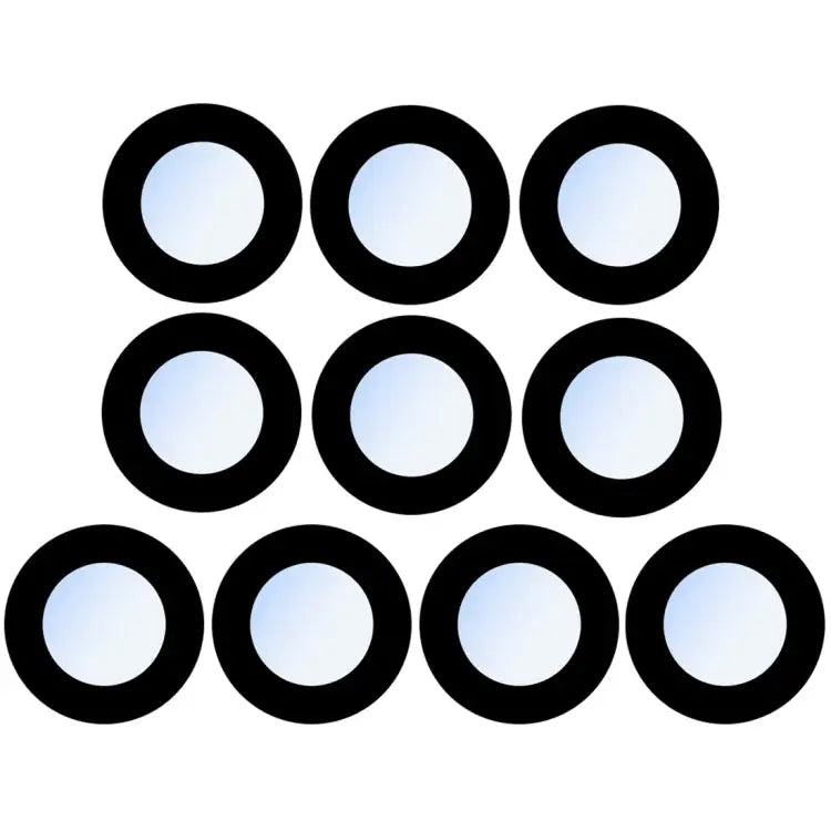 10 PCS Back Camera Lens for iPhone XR - For iPhone XR
