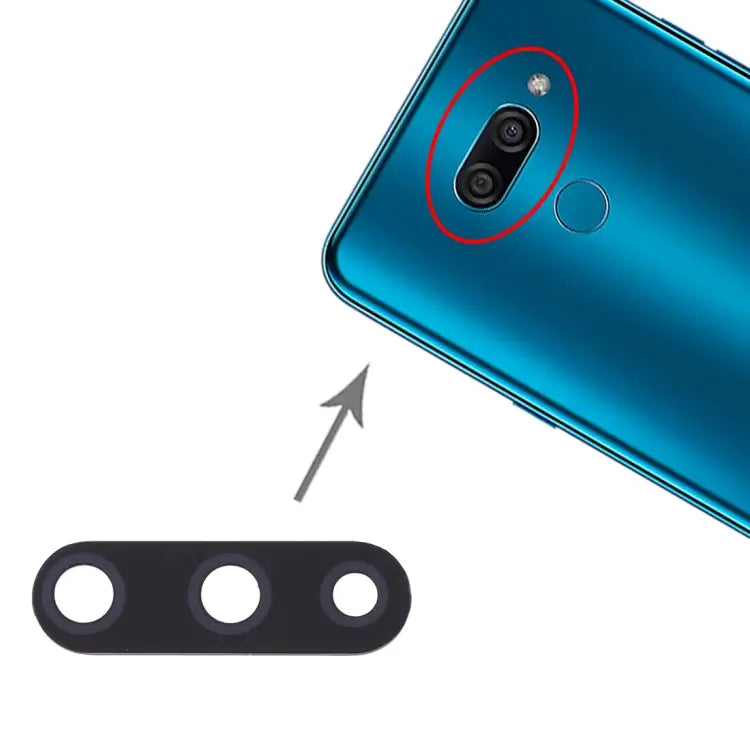 10 PCS Back Camera Lens for LG K50 / K12 MAX / LMX520BMW / LMX520EMW For LG K50 - For LG K50