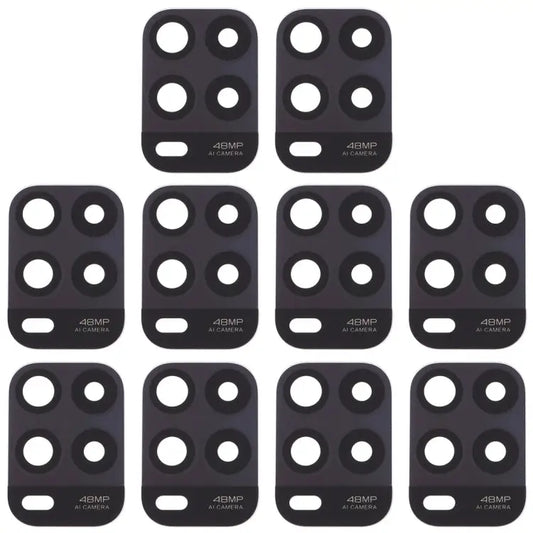 10 PCS Back Camera Lens for Xiaomi Mi 10 Lite 5G - For Xiaomi Mi 10 Lite 5G
