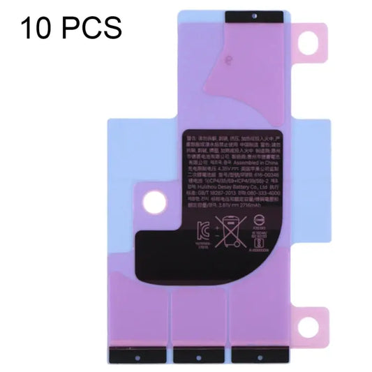 10 PCS Battery Adhesive Tape Stickers for iPhone XS For iPhone XS - For iPhone XS