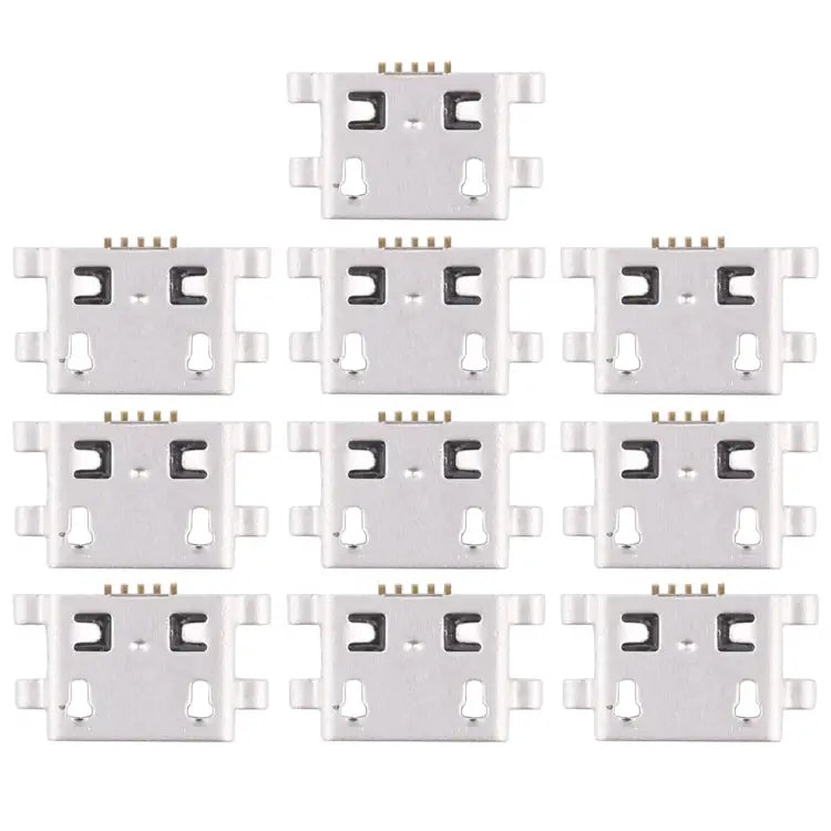 10 PCS Charging Port Connector for Huawei Y6 For Huawei Y6 - For Huawei Y6