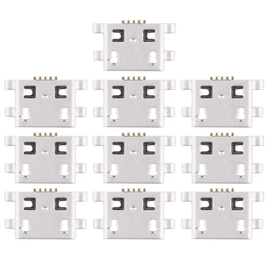 10 PCS Charging Port Connector for Huawei Y6 For Huawei Y6 - For Huawei Y6
