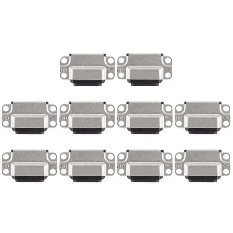 10 PCS Charging Port Connector for iPad Air 2 For iPad Air 2 - For iPad Air 2 / Black