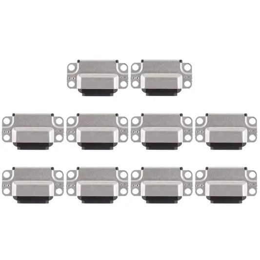 10 PCS Charging Port Connector for iPad Air 2 For iPad Air 2 - For iPad Air 2 / Black