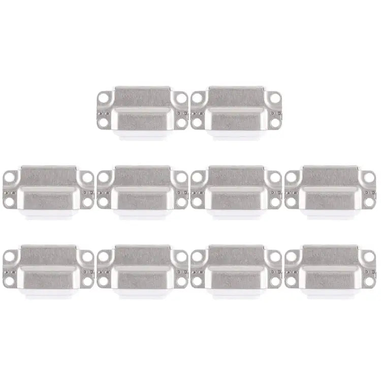 10 PCS Charging Port Connector for iPad Air 2 For iPad Air 2 - For iPad Air 2 / White