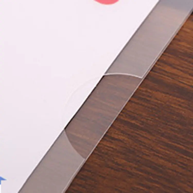 10 PCS Deli Transparent Single Page A4 Folder Size: 32.1*30.7cm 32.1x30.7cm - 32.1x30.7cm