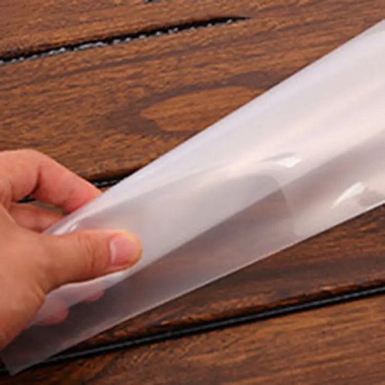10 PCS Deli Transparent Single Page A4 Folder Size: 32.1*30.7cm 32.1x30.7cm - 32.1x30.7cm