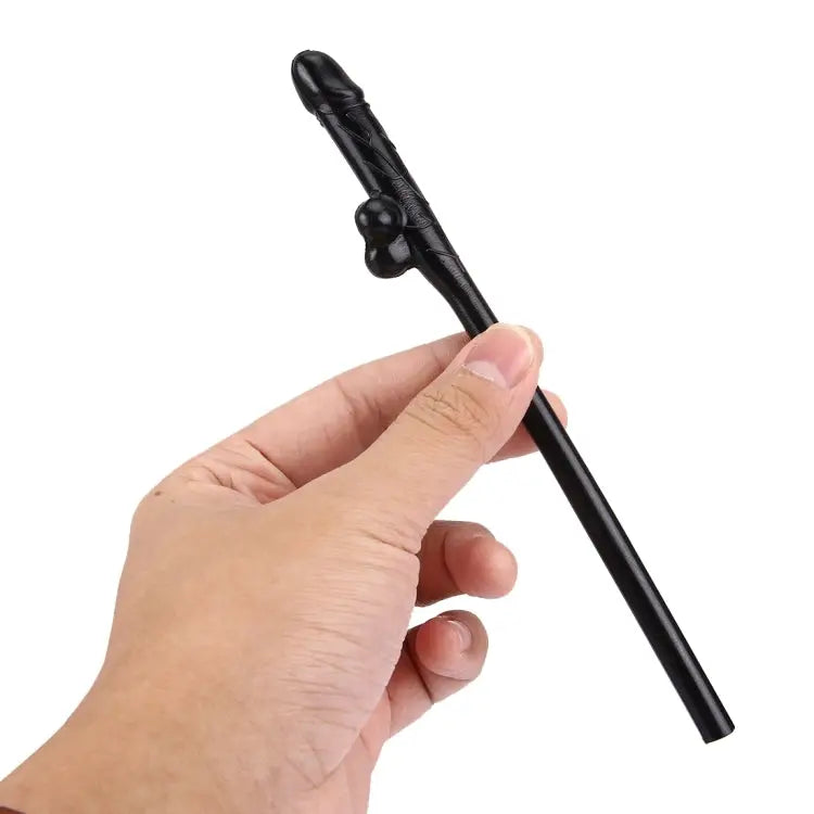 10 PCS Dicky Sipping Straw Length: about 19cm Dicky Sipping Straw(Black) - Dicky Sipping Straw(Black) / Black