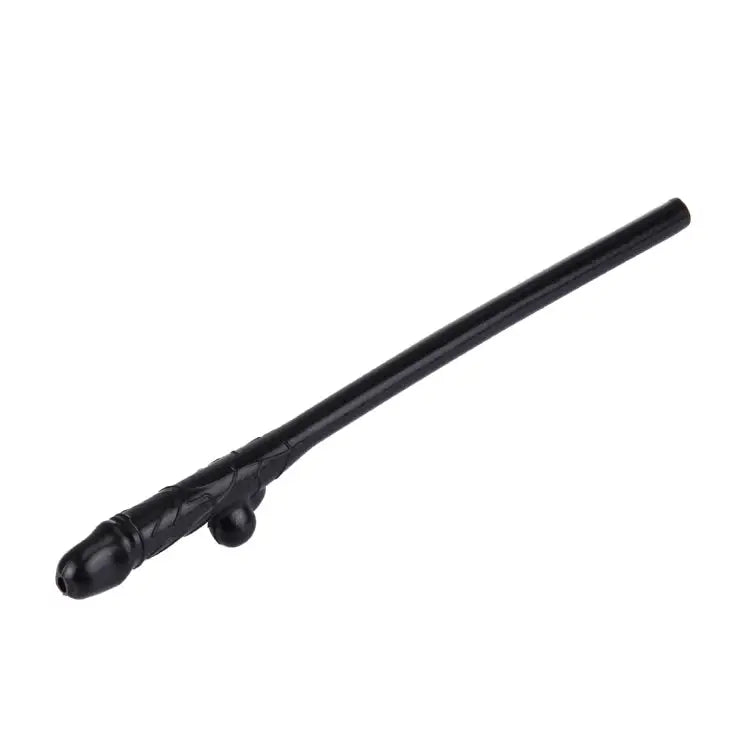 10 PCS Dicky Sipping Straw Length: about 19cm Dicky Sipping Straw(Black) - Dicky Sipping Straw(Black) / Black