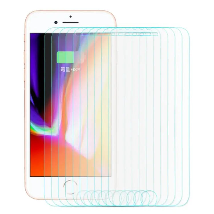10 PCS ENKAY for iPhone 8 Plus & 7 Plus 0.26mm 9H Hardness 2.5D Curved Tempered Glass Screen Film - For 8P & 7P(10pcs)