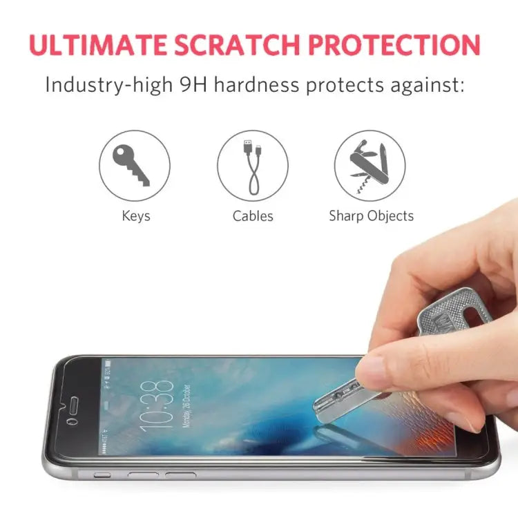 10 PCS ENKAY for iPhone 8 Plus & 7 Plus 0.26mm 9H Hardness 2.5D Curved Tempered Glass Screen Film - For 8P & 7P(10pcs)