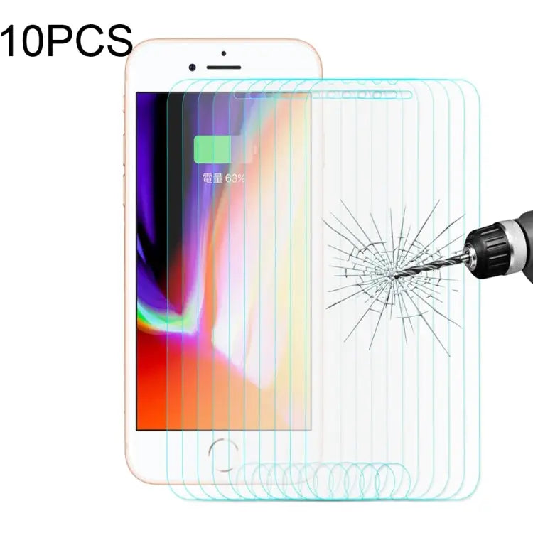 10 PCS ENKAY for iPhone 8 Plus & 7 Plus 0.26mm 9H Hardness 2.5D Curved Tempered Glass Screen Film - For 8P & 7P(10pcs)