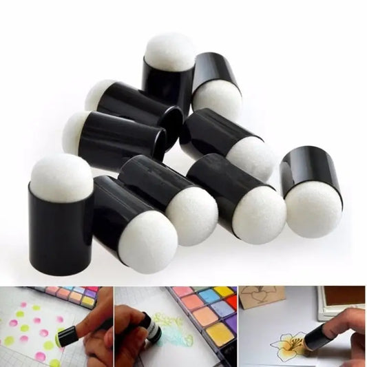 10 PCS Finger Painting Sponge Daubers Coloring Foam Fingertips Finger Painting Sponge - Finger Painting Sponge