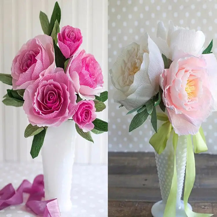 10 PCS Flowers Packaging Paper DIY Handmade Paper Random Color Delivery DIY Handmade Paper - DIY Handmade Paper