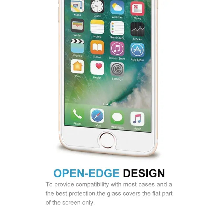 10 PCS for iPhone 8 Plus & iPhone 7 Plus 0.26mm 9H Surface Hardness 2.5D Explosion-proof Tempered Glass Non-full Screen
