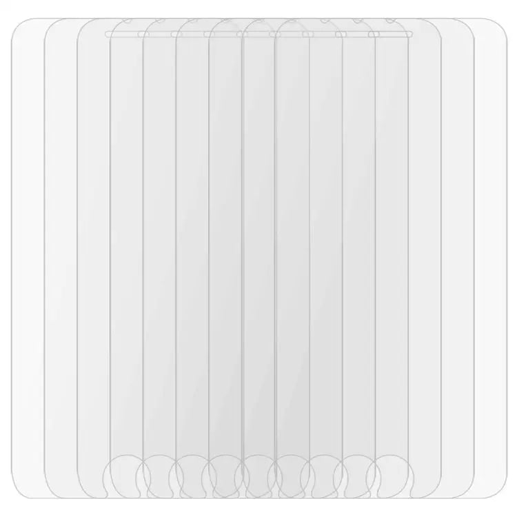 10 PCS for iPhone 8 Plus & iPhone 7 Plus 0.26mm 9H Surface Hardness 2.5D Explosion-proof Tempered Glass Non-full Screen