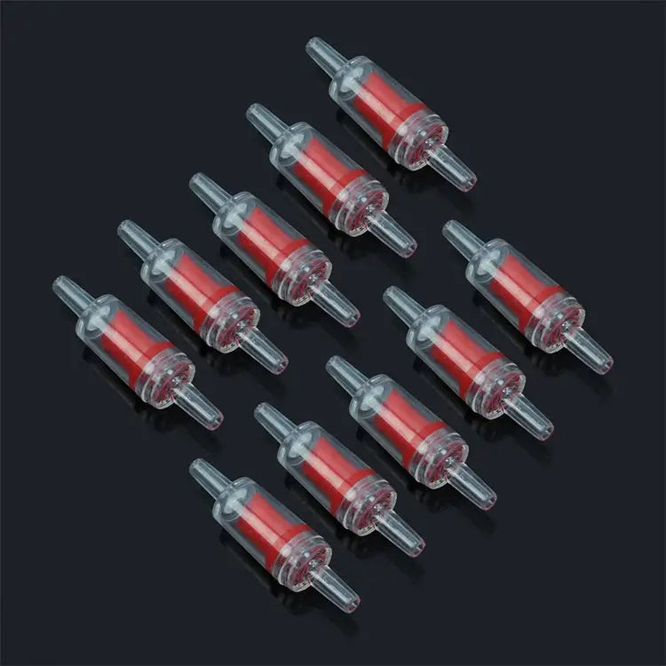 10 PCS Inline Check Valves for Fish Tank Air Pump Interface: 4mm 4mm - 4mm