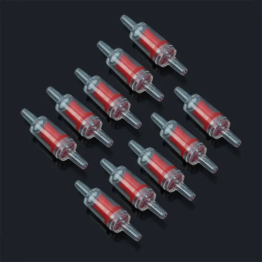 10 PCS Inline Check Valves for Fish Tank Air Pump Interface: 4mm 4mm - 4mm