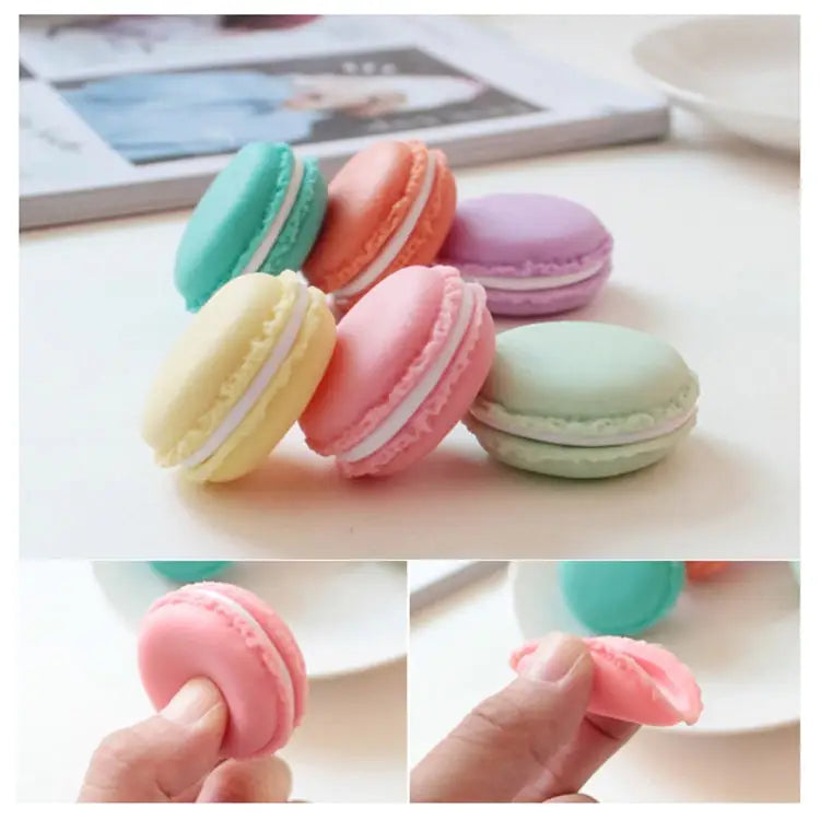 10 PCS Lovely Macaron Style Ornaments Box Portable Medicine Box Storage Box Random Color Delivery Medicine Box