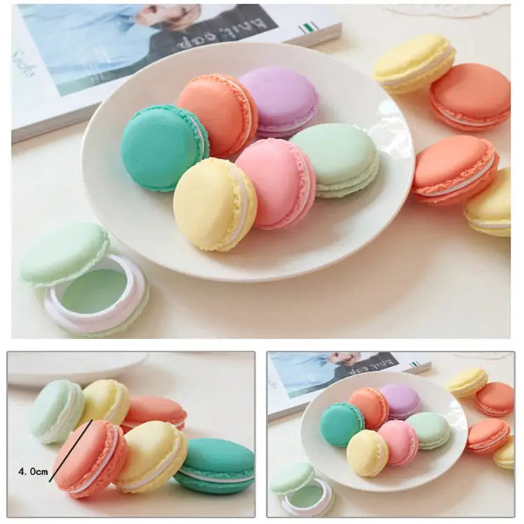 10 PCS Lovely Macaron Style Ornaments Box Portable Medicine Box Storage Box Random Color Delivery Medicine Box