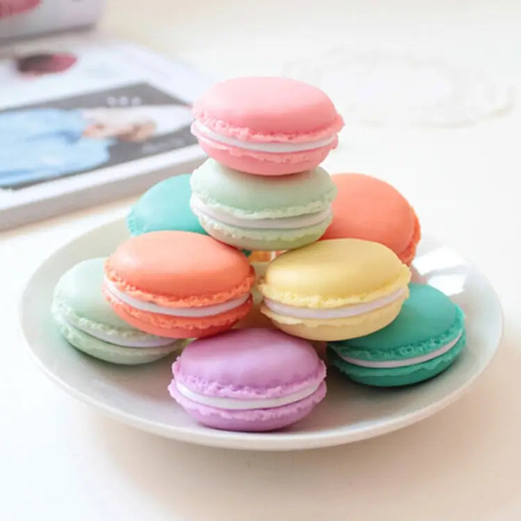 10 PCS Lovely Macaron Style Ornaments Box Portable Medicine Box Storage Box Random Color Delivery Medicine Box