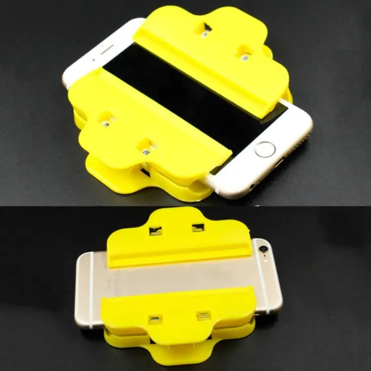 10 PCS Mobile Phone Tilting Fixed Clip Flat Touch Screen Adhesive Clip (Random Color Delivery) 10pcs Clip - 10pcs Clip