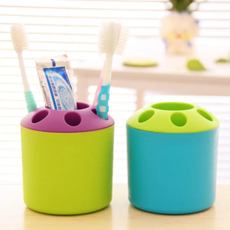 10 PCS Multi-function Creative Colour Pen Container Toothbrush Seat School Stationery Life Office Supplies Random Color