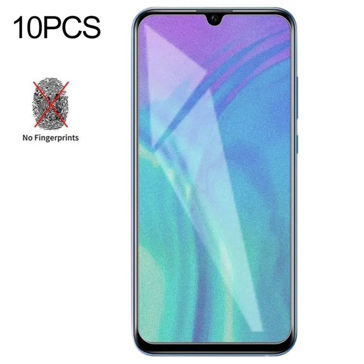 10 PCS Non-Full Matte Frosted Tempered Glass Film for Huawei Honor 20 Lite For Huawei Honor 20 Lite - For Huawei Honor