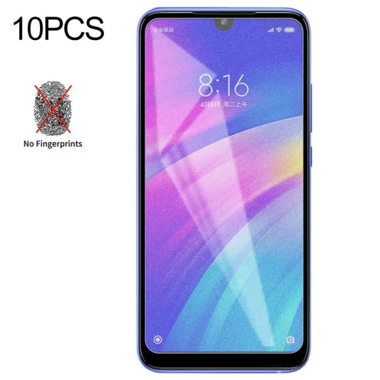 10 PCS Non-Full Matte Frosted Tempered Glass Film for Xiaomi Redmi 7 - For Xiaomi Redmi 7