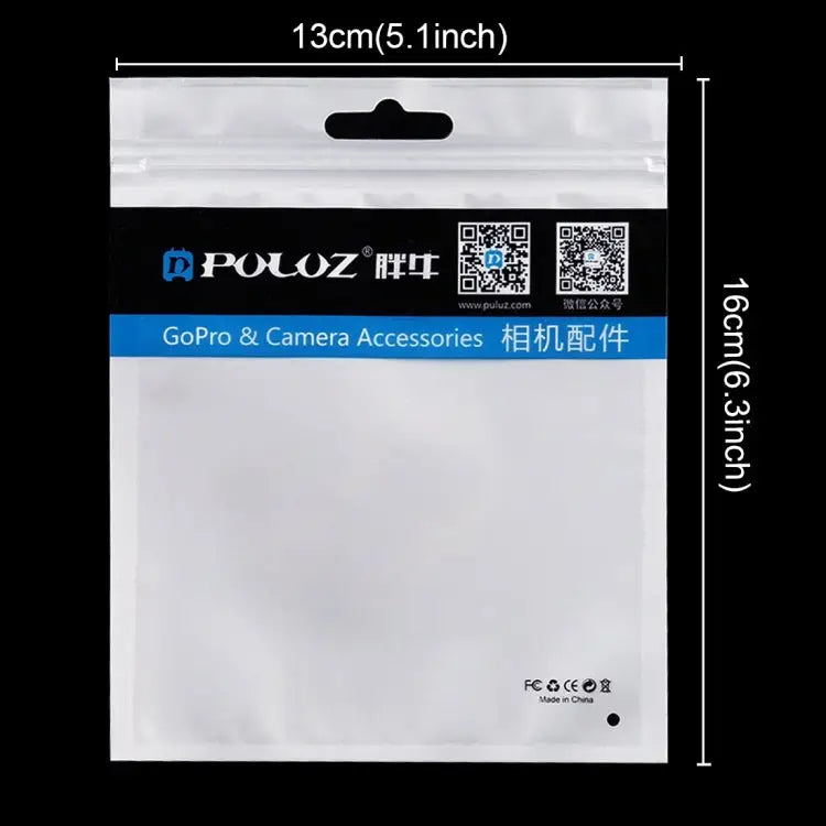 10 PCS PULUZ 16cm x 13cm Hang Hole Clear Front White Pearl Jewelry Zip Lock Packaging Bag(Size: M) Size: M - Size: M